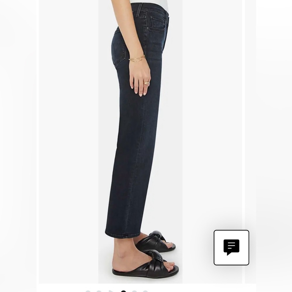 MOTHER The Rambler Ankle Straight Leg Jeans in Night in Venice Size 25 - Picture 3 of 16